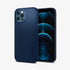 ACS01612 - iPhone 12 Pro Max Case Thin Fit in black showing the back